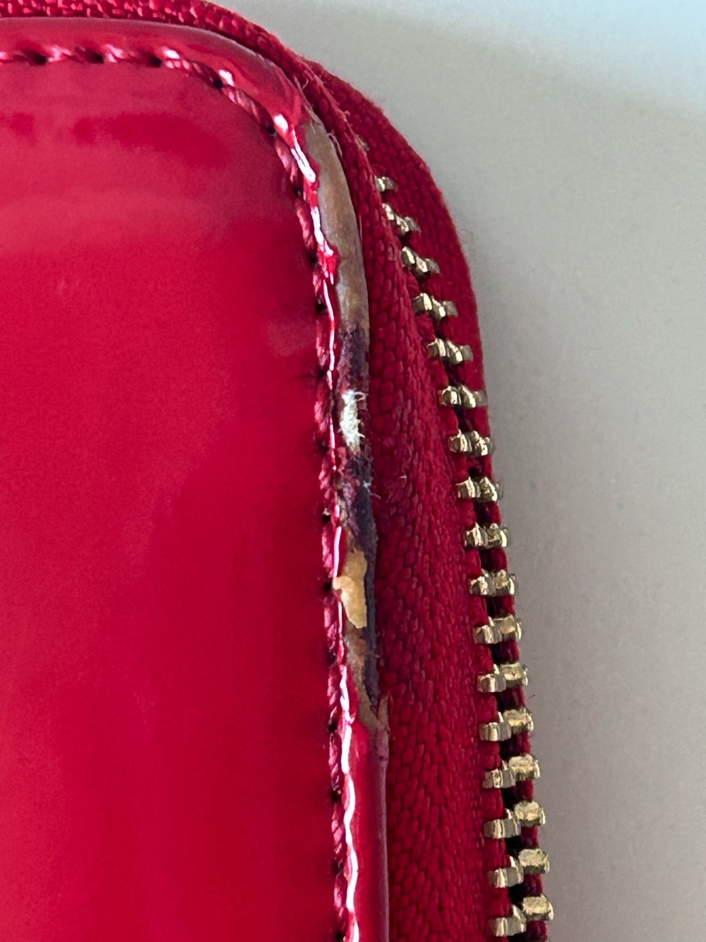 Tory Burch Red Patent Leather Wallet - Picture 8 of 13